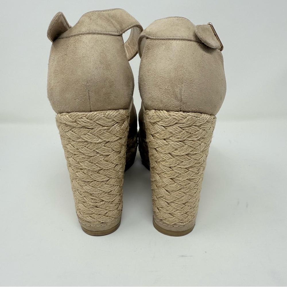 Stuart Weitzman Sohojute Wedge Sandal Sz US 9 - Picture 4 of 14